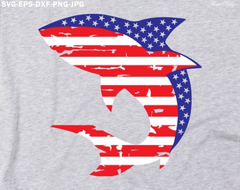 4th of july svg, fourth of july svg, shark svg, design shark, patriotic svg, american flag svg, usa flag svg, america svg, fishing svg