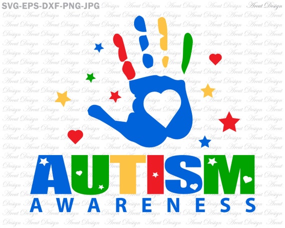 photo Autism Svg autism awareness handprint svg svg files for cricut autism etsy