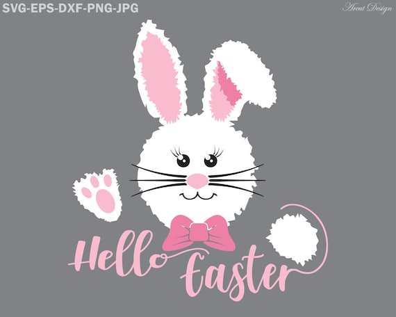 Download Hello Easter Svg Easter Svg Easter Bunny Svg Happy Easter Etsy