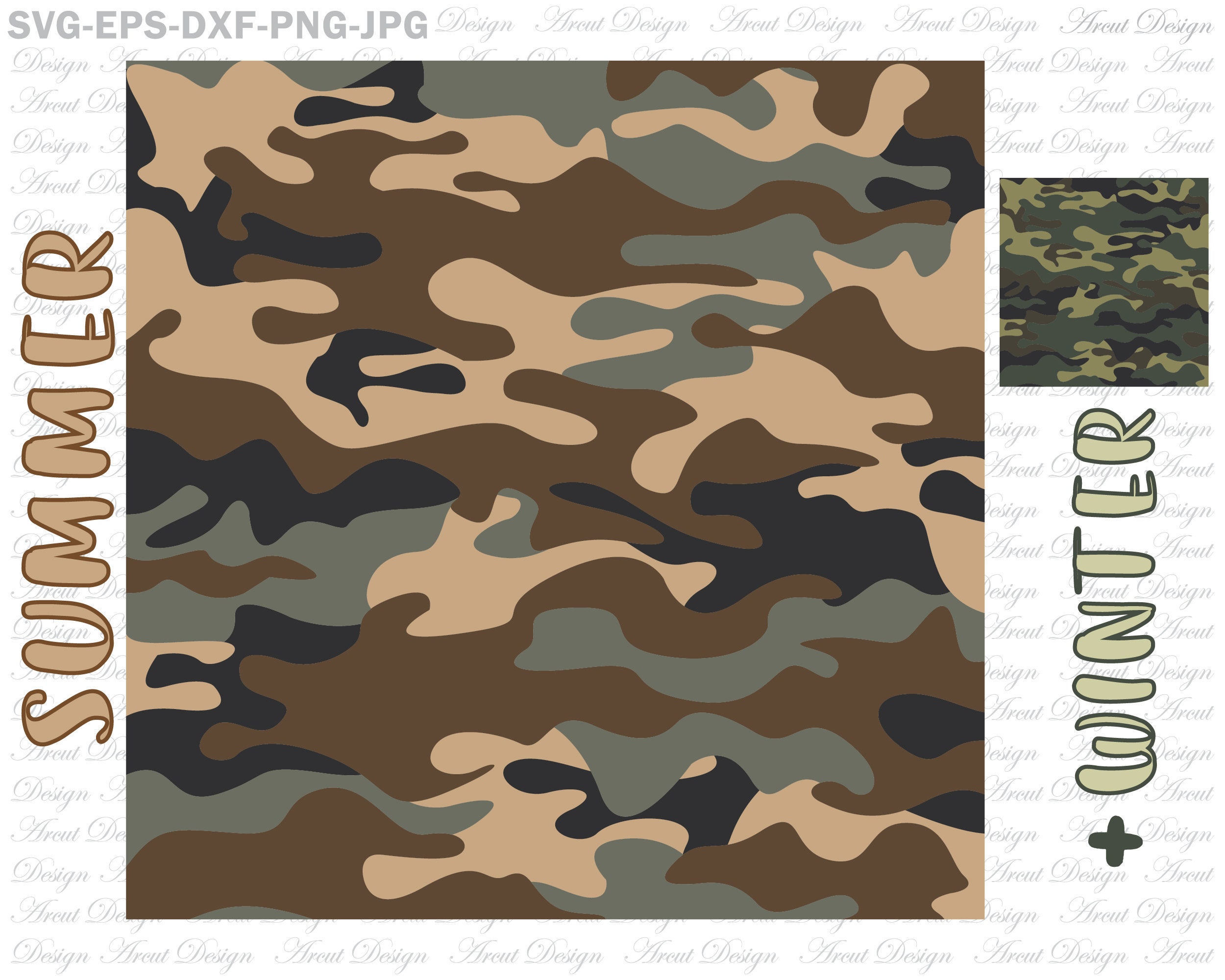 2 Designs Camo Background SVG Camouflage PNG Camouflage - Etsy