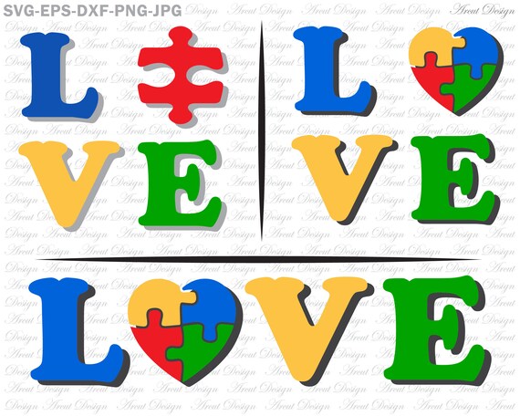 Free Free 300 Love Autism Svg SVG PNG EPS DXF File