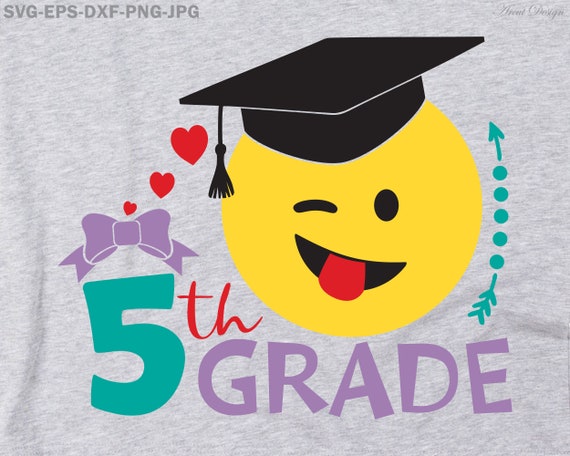 Download 5th Grade Svg Graduation Svg School Svg Graduation Cap Svg Etsy