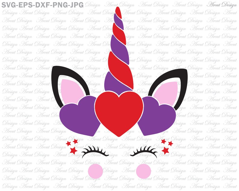 Download Valentines Day Unicorn Svg Valentines Unicorn Svg Unicorn Etsy PSD Mockup Templates