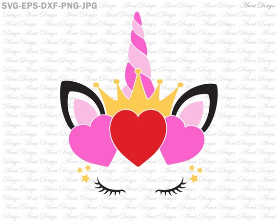 Download Valentines Day Unicorn Svg Unicorn Crown Svg Unicorn Etsy 3D SVG Files Ideas | SVG, Paper Crafts, SVG File