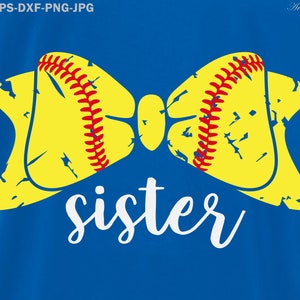 Softball Sorella svg, Bow Svg, svg eps cut file, softball svg, softball mom svg, softball mommy, svg files, sister svg, svg files for cricut