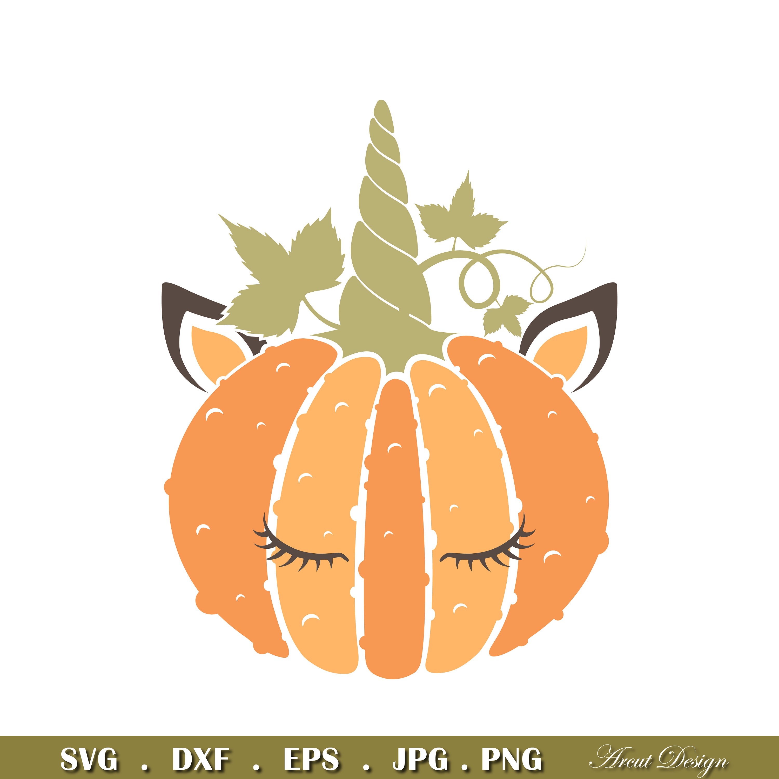Download Unicorn Pumpkin svg Digital Download Halloween svg Pumpkin ...