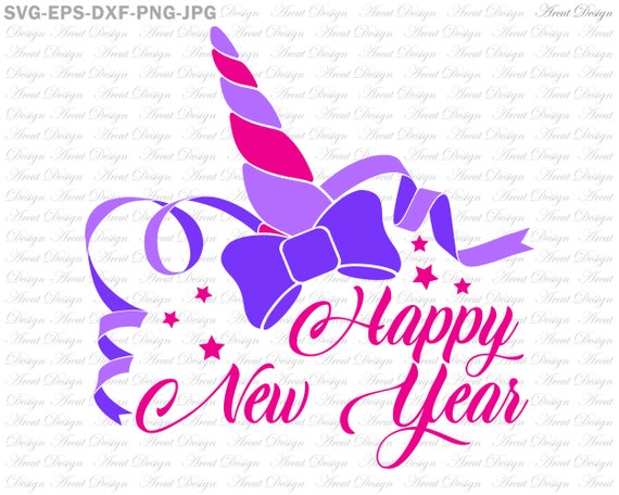 Download Happy New Year Unicorn Svg New Year Svg Cut Files Svg Merry Etsy