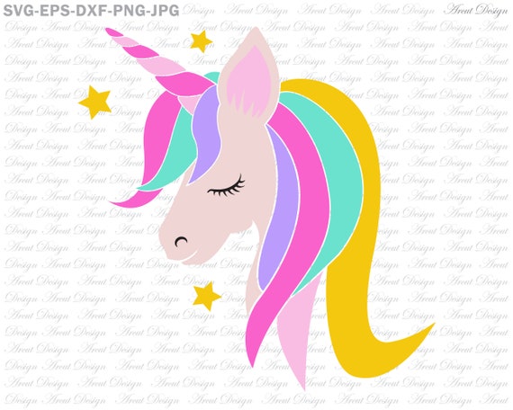 Download Unicorn Head Svg Unicorn Girl Svg Unicorn Floral Svg Etsy