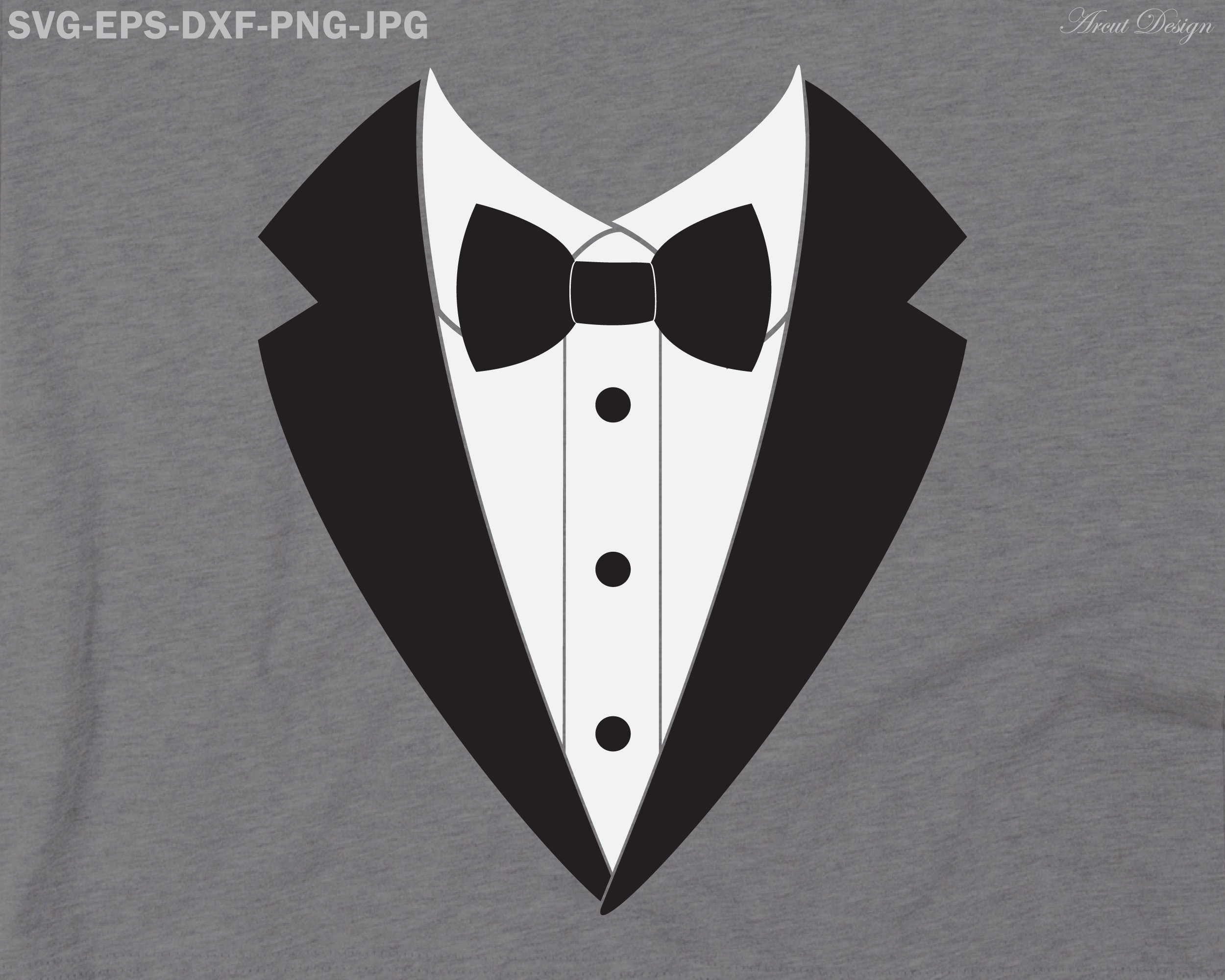 Tuxedo Svg, Wedding Svg, Tuxedo Clipart, Bow Tie Svg, Suit Svg ...