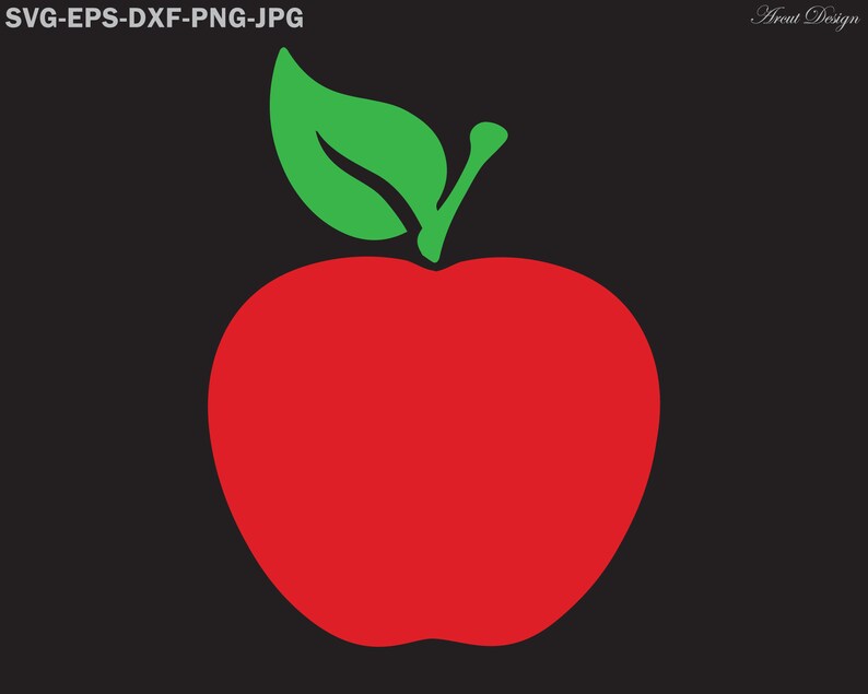 Download Apple Svg Teacher Svg For Silhouette Cameo or Cricut | Etsy