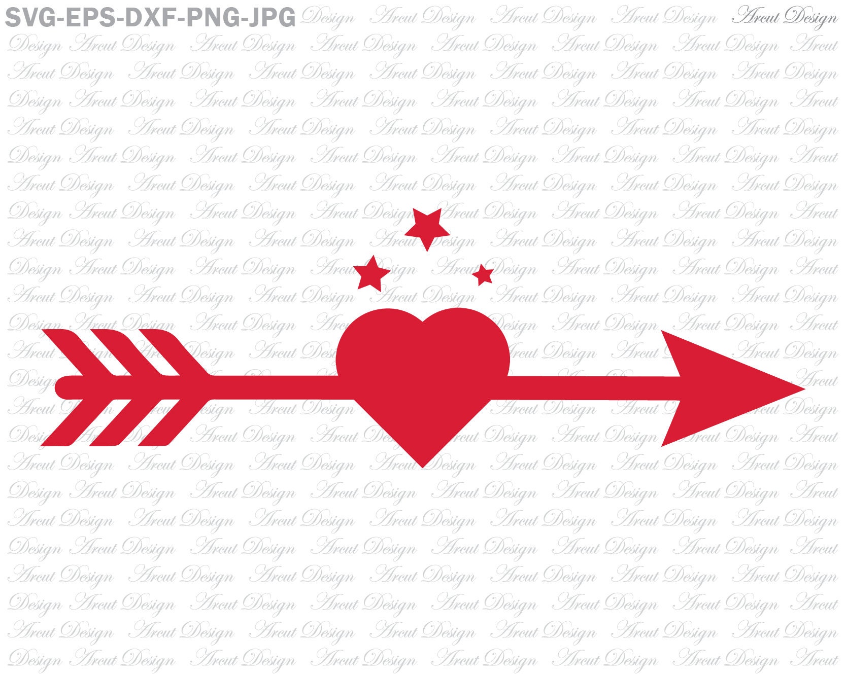Liebe Pfeil Sterne Svg Pfeil SVG Pfeil Herz SVG Pfeil Etsy Schweiz