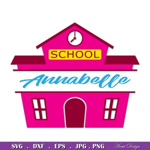 Back to School Design for Cricut and Silhouette Cameo, Easy To Use, School Svg, Teacher Svg, Design Svg, Cutting files Svg Eps Dxf Png Jpg