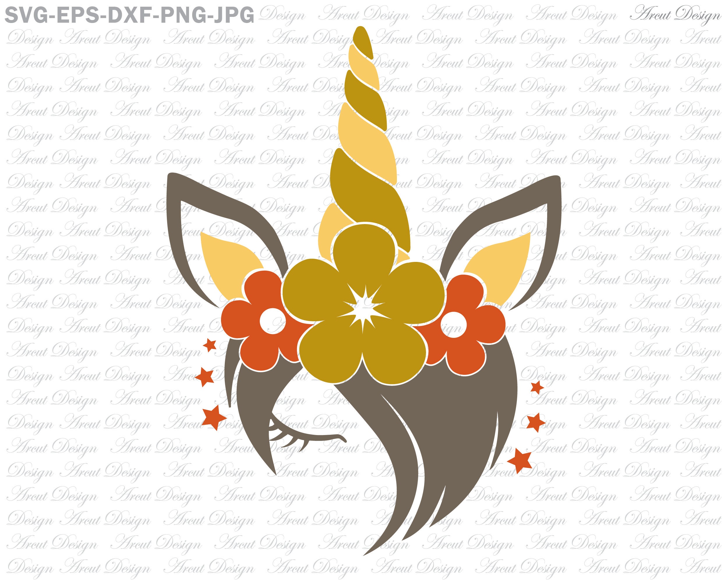 Unicorn Hair Svg Unicorn Head Svg Unicorn Girl Svg Unicorn | Etsy