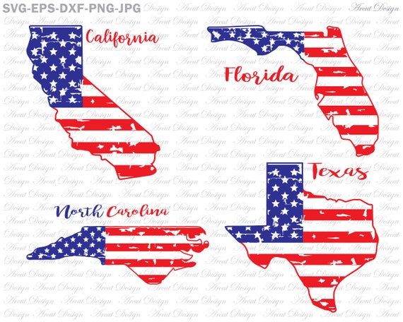 Download 4 Usa Land S Flags Svg 4th Of July Svg 4th July Svg Etsy