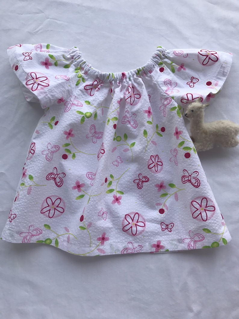 Peasant Baby Girl Dress 3-6 Months Handmade in Beautiful - Etsy