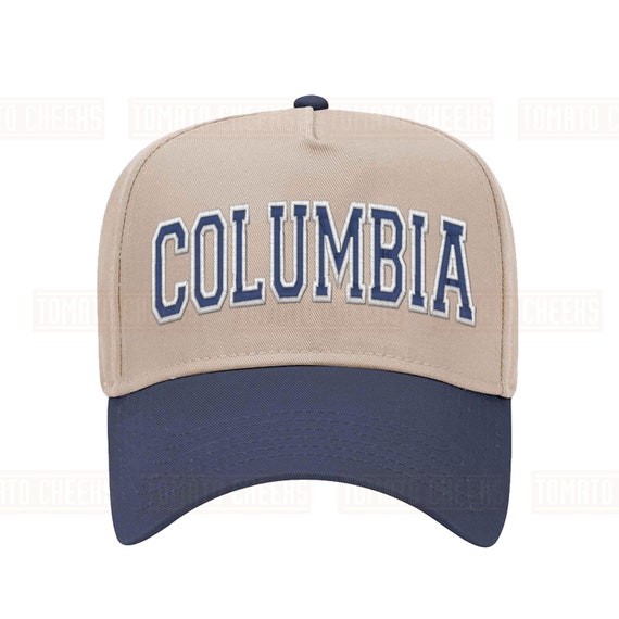 Buy Columbia University Embroidered Hat Custom Lions Cap Personalized College School Retro Arched Block Snapback Fast Ship Gift Online in India Etsy