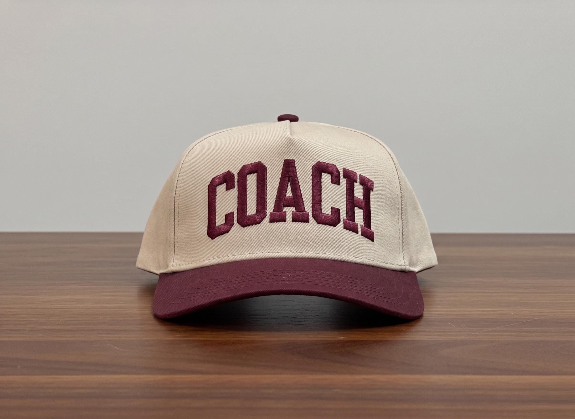 COACH Embroidered Custom Hat - Personalized Adjustable Snapback