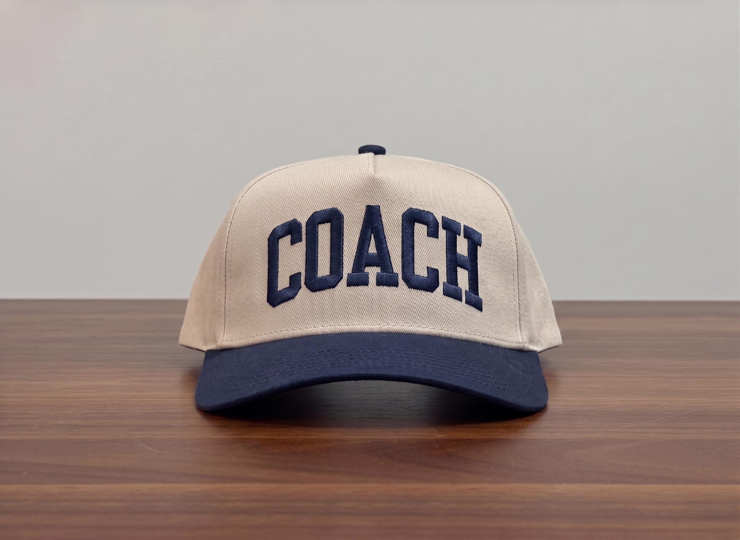 COACH Embroidered Custom Hat - Personalized Adjustable Snapback