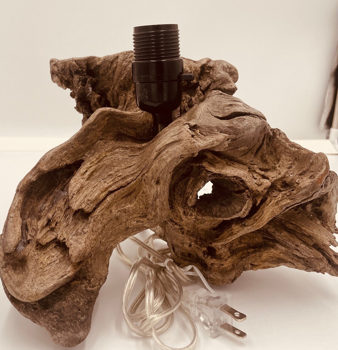 Cape Cod Driftwood Lamp One of Kind Etsy