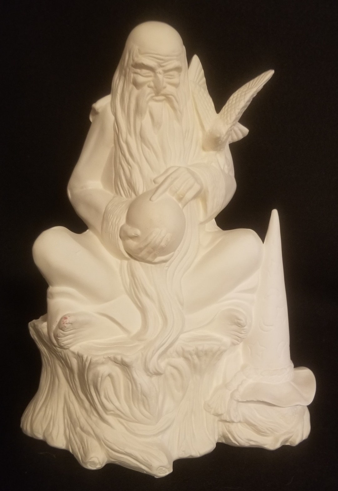 Ceramic Bisque Wizard Ready to Paint Etsy