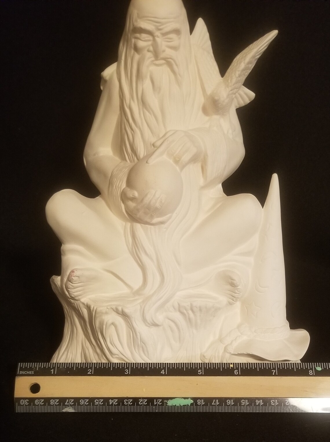 Ceramic Bisque Wizard Ready to Paint Etsy