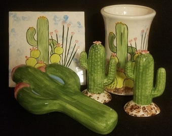 5 piece Cactus Kitchen Set