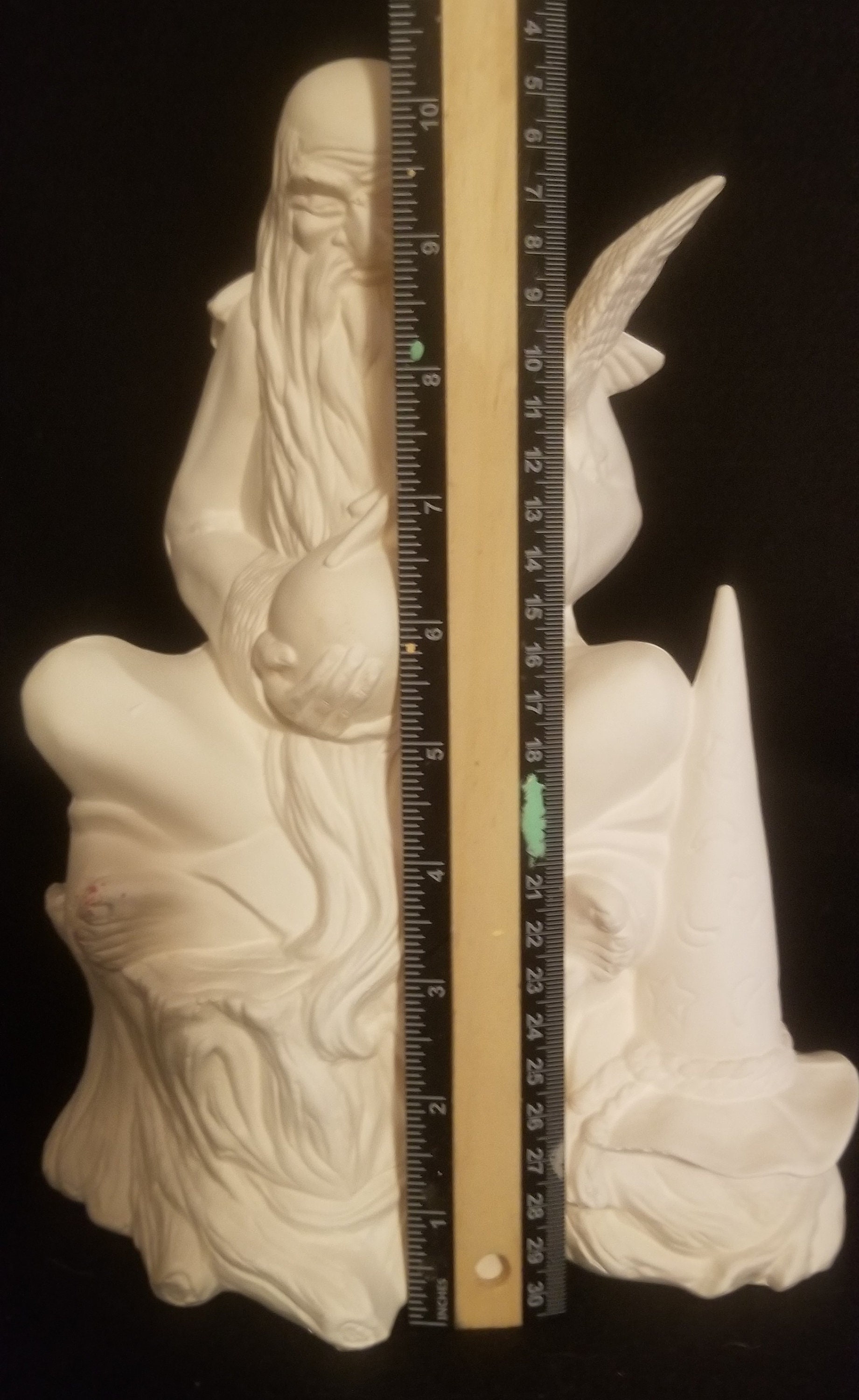 Ceramic Bisque Wizard Ready to Paint Etsy