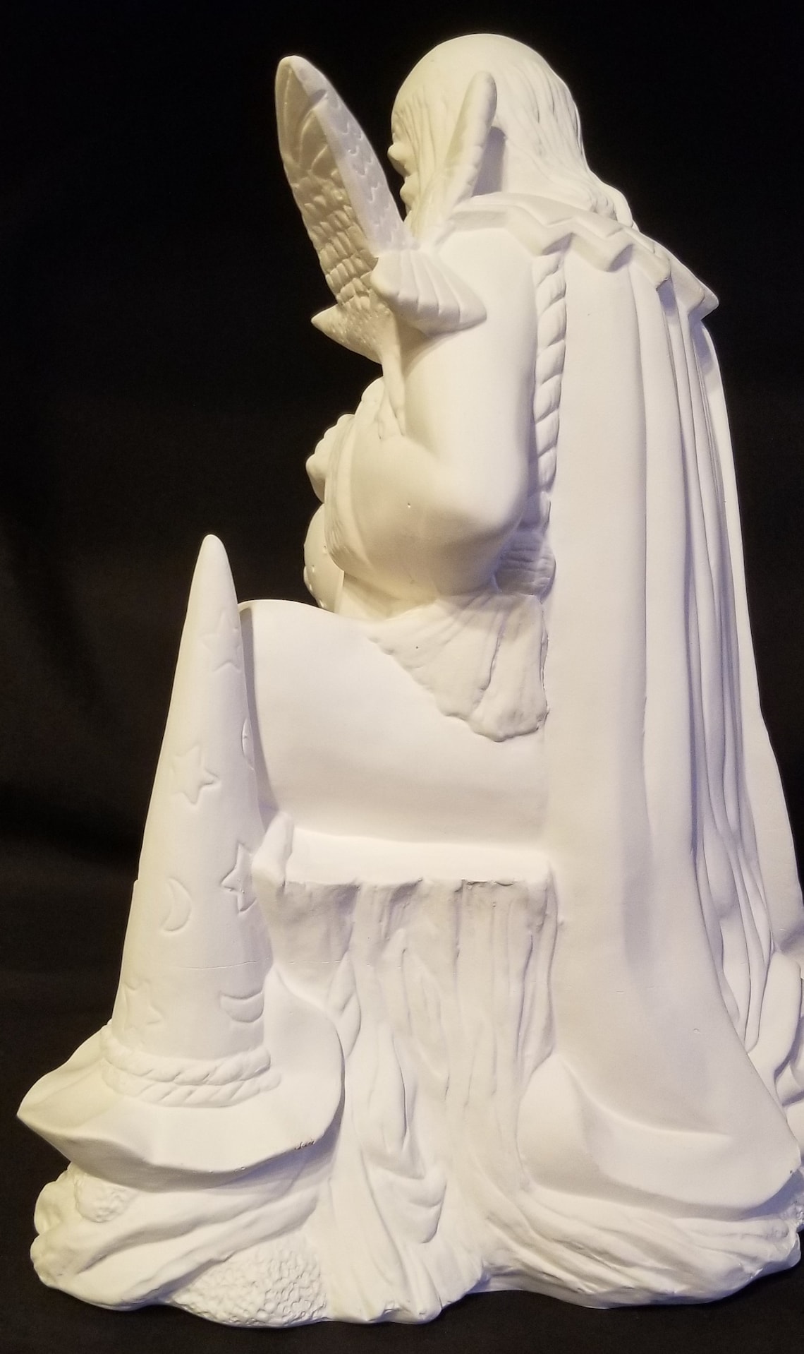 Ceramic Bisque Wizard Ready to Paint Etsy