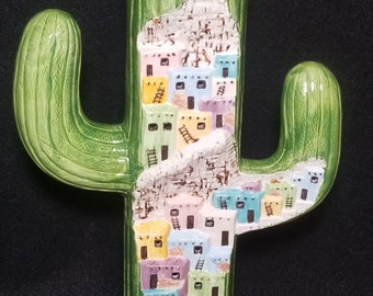 Ceramic Cactus - Lighted Saguaro