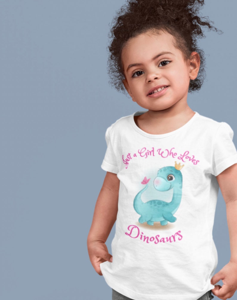 Cute Girl Dinosaur Baby Girl Dinosaur Just a Girl Who Loves Etsy