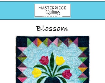 Blossom Quilted Wall Hanging - PDF Pattern