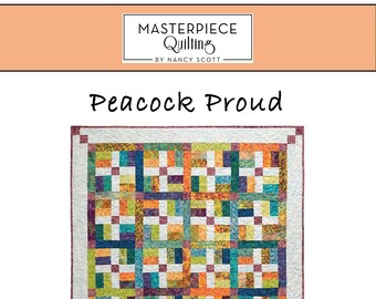 Peacock trots quiltpatroon - PDF digitale download