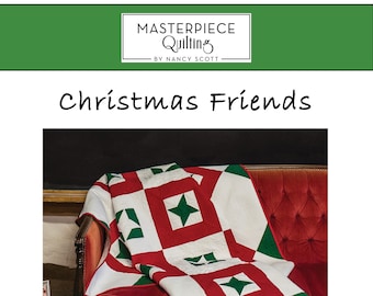 Christmas Friends Quilt Pattern - PDF Digital Download