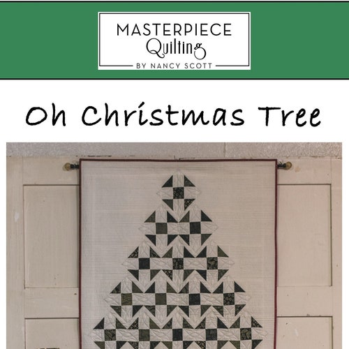 Oh Christmas Tree Quilt Pattern PDF Digital Download Etsy