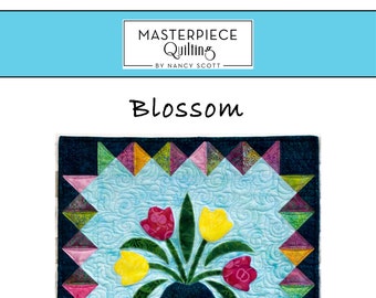 Blossom Quilted Wall Hanging - Printed Pattern