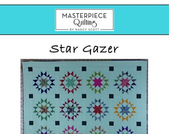 Star Gazer Quilt Anleitung - PDF Anleitung