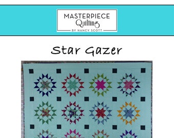 Star Gazer Quilt Pattern - PDF Pattern