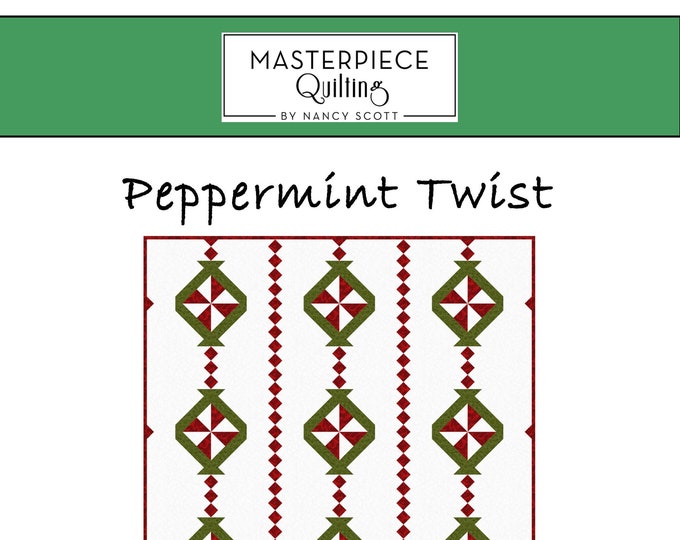 Peppermint Swirl Quilt Pattern - Etsy Canada