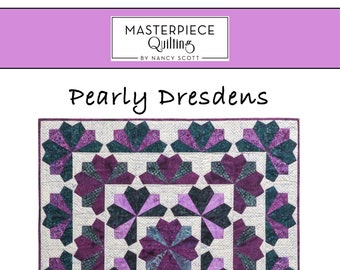 Pearly Dresdens Quilt Pattern - PDF Digital Download