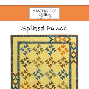 Spiked Punch Quilt Pattern - PDF Digital Download
