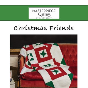 Christmas Friends Quilt Pattern - PDF Digital Download
