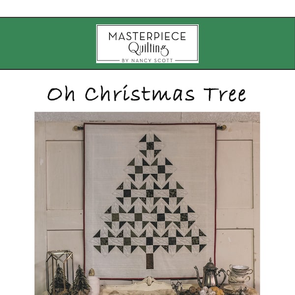 Oh Christmas Tree Quilt Anleitung - PDF Digital Download