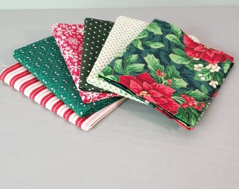 6 Fat Quarter Bundle "Our Pick" of Christmas Quilting Cottons