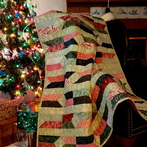 Sunburst Strips & Squares Quilt - Print Pattern image 7