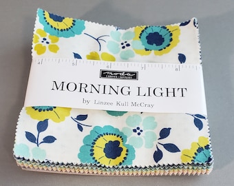 Moda 5" Precut Charm Pack Morning Light Linzee McCray quilting fabric