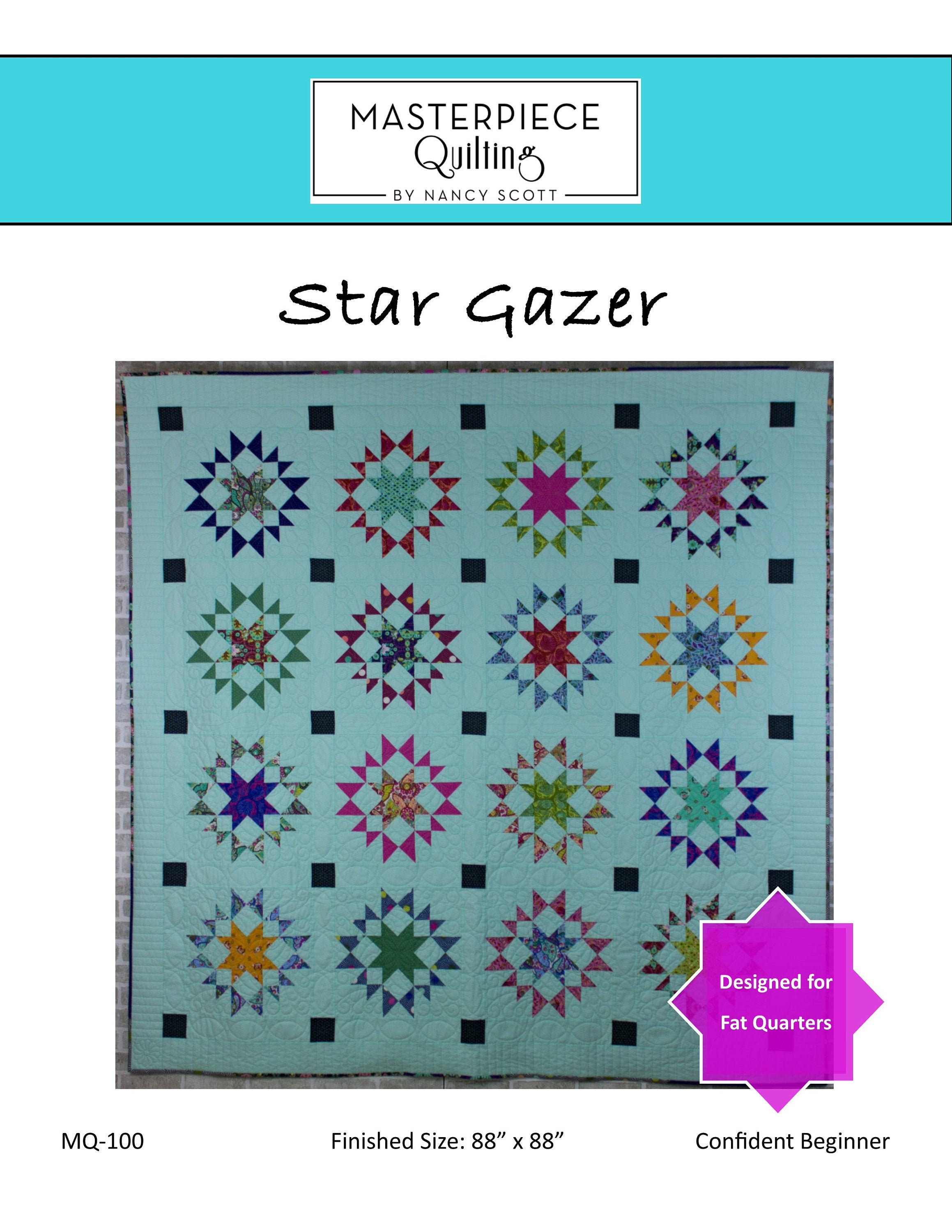 Stargazer Pattern Star Gazer Quilt Pattern - PDF Pattern - Etsy Sweden