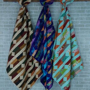 Sunburst Strips & Squares Quilt - Print Pattern image 3