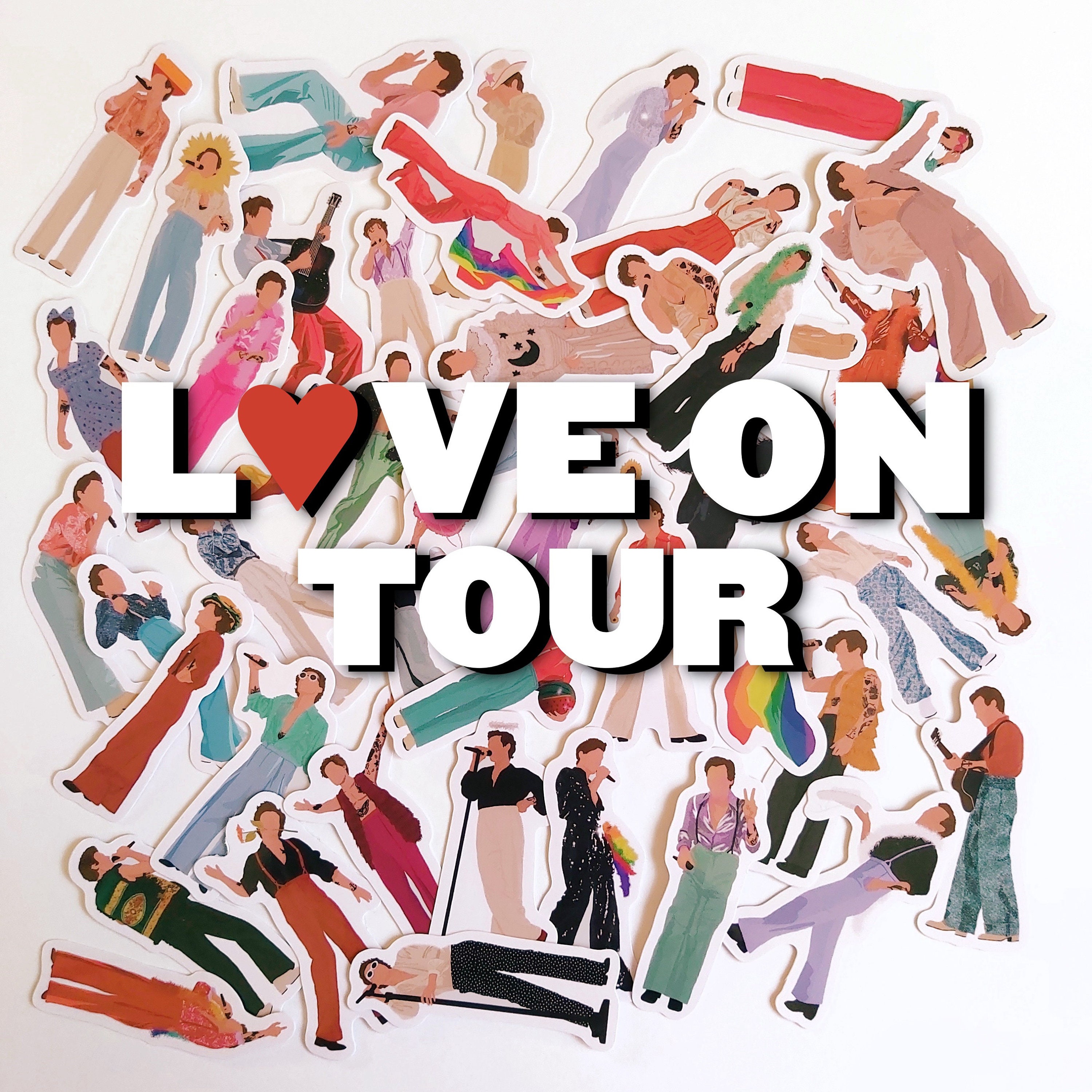 LOVE ON TOUR stickers