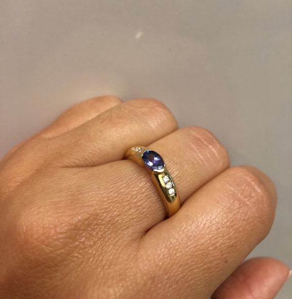 Tanzanite and Diamond Ring - image 3