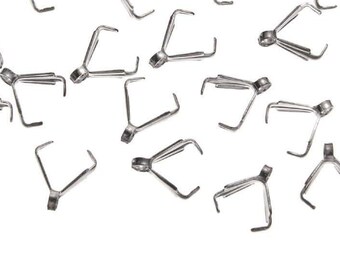 Darice 1983-51 Bail 7Mm W Loop Bright Silver 22Piece per Package